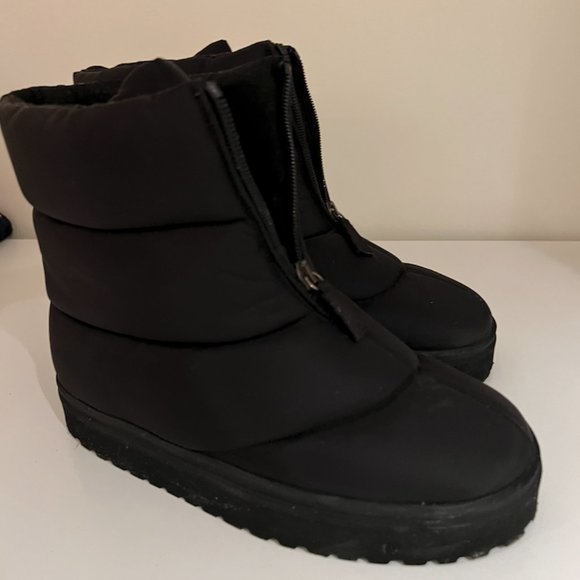 Gia Borghini Luna Padded Boots - Black - Picture 6 of 6
